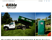 Tablet Screenshot of ablerentajon.com